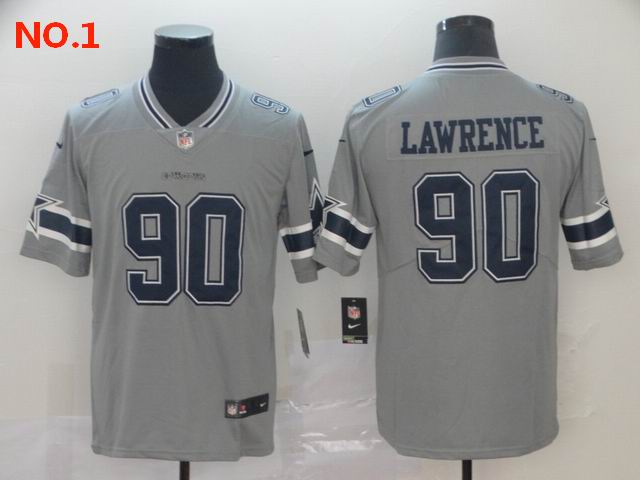 Men's Dallas Cowboys #90 DeMarcus Lawrence Jerseys-3